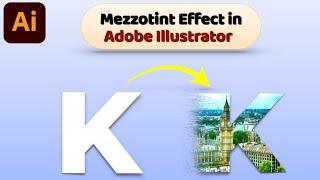 How to Make a Pixelated Letter Poster with Mezzotint Effect in Adobe Illustrator