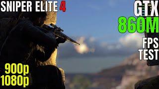 Sniper Elite 4 | GTX 860M | i7 4710 HQ | FPS test