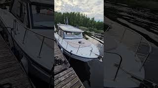 Алюминиевый катер против пластикового на Рыбинском водохранилище #яхтинг #boating #яхта