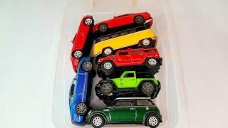 Box Full of Miniature Diecast Model Cars (11) | Asmr | 1/36