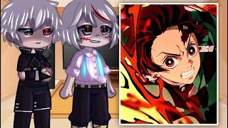 Tokyo Ghoul React To Demon Slayer // Gacha Club