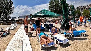 Summer on the Beach - 4K VIDEO BEACH WALK - Plaja Mamaia 2020