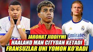 HAALAND CITYDAN KETADI MBAPPE BAYKOT YAMALDA JAROHAT FUTBOL YANGILIKLARI 2024