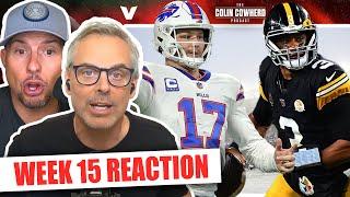 Reaction to Steelers-Eagles, Bills-Lions, Colts-Broncos, Bucs-Chargers | Colin Cowherd NFL