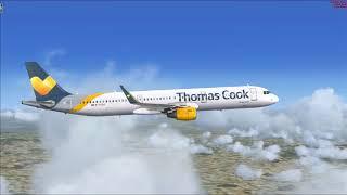 FSX Thomas Cook A321 Manchester to Grenoble