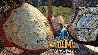 My WWE Replica Belt Collection - Wrestlemania Edition | Raymond Strazdas