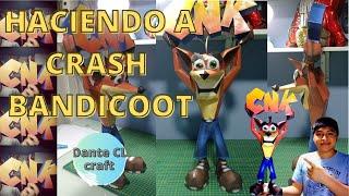 Haciendo a Crash Bandicoot - Hecho de cartulina / Papercraft