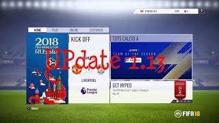 Fifa 18 update 1.13, Russia world cup 2018 DLC.