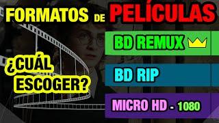 VIDEO | Formatos  BDREMUX - BDRIP - MICROHD - HDRIP