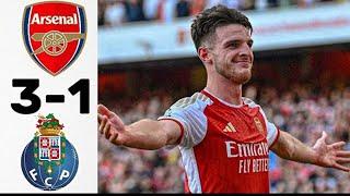 Arsenal Vs Porto 3-1 Highlights & All Goals 2024 #Arsenal #Porto #highlights #football