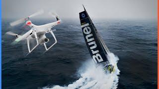 Most Incredible drone shots from The Ocean Race