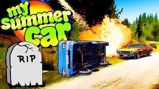 MY SUMMER CAR | The Many Deaths of Danger - Part 1 | MSC Funny Moments & Fails