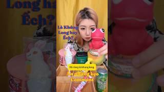 Đây là kẹo khủng long hay con ếch ăn 1 miếng #shorts #food #anvat #mukbang