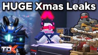 TDX HUGE Xmas Leaks #82 (Dr Xenon Returns, Event Map, Frosty Boss, New Skins) Tower Defense X Roblox