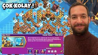 BUZ PİSTİ MÜCADELESİ 3 YILDIZ ! CLASH OF CLANS