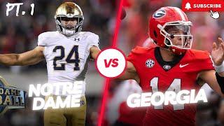 Notre Dame vs Georgia - What To Expect in the Sugar Bowl Pt. 1