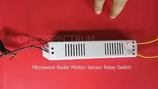 Microwave Radar Motion Sensor Switch