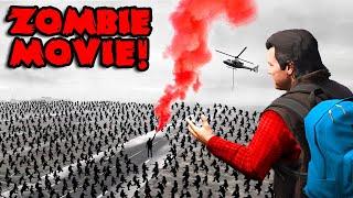 ESCAPE The ZOMBIE Outbreak in GTA 5! (MOVIE)