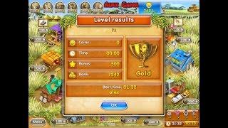 Farm Frenzy 3 Madagascar (level 71) only GOLD Веселая ферма 3 Мадагаскар (Уровень 71) Золото