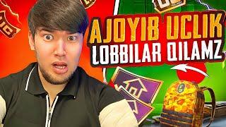 QIZIQARLI UCLI LOBBI QILAMIZ - 120 FPSda  PUBG MOBILE!!!