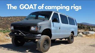 Econoline E-Series Van the best vehicle for a overland camping build | The GOAT