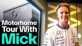 Mercedes-AMG F1 Motorhome Tour w/ Mick Schumacher 