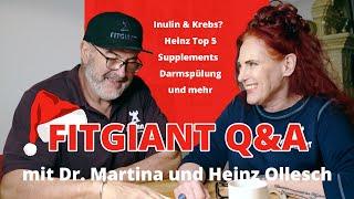 Heinz&Dr. Martina Ollesch: Inulin&Krebs, Heinz Top5 Supps, Darmspülung, Bromelain, ß-Alanin, Kijimea