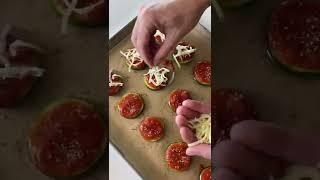 Zucchini Pizza Bites #shorts