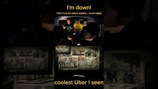 They played video games... in his Uber.. #shorts