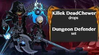 AQW - Killek DeadChewer drops / Dungeon Defender set