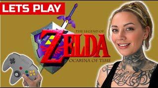 Playing Zelda Ocarina of Time from the Start! Nintendo 64 Game play!