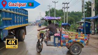 4K Bangladeshi walking tour Dhaka city 2023 || Hortokitola, Chandra, Kaliakair, Gazipur walking tour