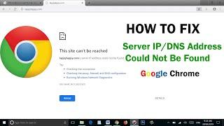 Server IP/DNS Address Could Not Be Found, How to Fix Error || SP SKYWARDS