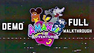 Amanda the Adventurer 3: Demo - Full Walkthrough & ALL Endings (Showcase)
