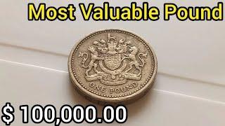 Most Valuable Pound $100,000.00 Ultra Rare Error Coin U.K Elizabeth II Worth Money Don't Spend This