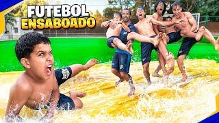 FUTEBOL ENSABOADO DA TROPA DO RAIO! *Muito engraçado