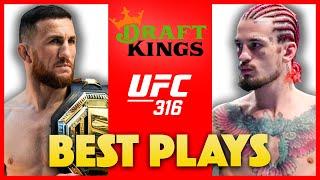 BEST DraftKings Plays for UFC 316: Dvalishvili vs O'Malley 2