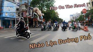 Epic Parkour POV on Motobike - Flip on the Street Challenge