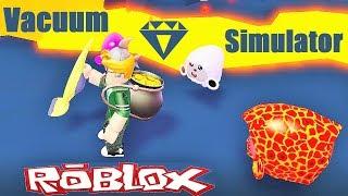 СИМУЛЯТОР ПЫЛЕСОСА  СОБИРАЕМ МОНЕТЫ! Я сделал ребирс! Roblox по русски DIAMONDS Vacuum Simulator