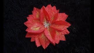 DIY: Poinsettia Flower out of Paper Napkins {MadeByFate} #201