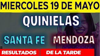 Resultados Quinielas Vespertinas de Santa Fe y Mendoza, Miércoles 19 de Mayo