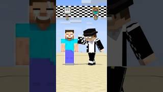 Team OreeTV VS Team ThancraftXD Sprint Race #minecraft #animation #michaeljackson #herobrine #shorts