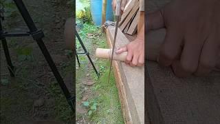 how I cut bamboo #fyp #virals #trending #tricks ##skills #bamboo