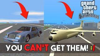 UNOBTAINABLE Vehicles In GTA San Andreas | Vehicles That YOU Cannot OBTAIN Unless. #gta #sanandreas