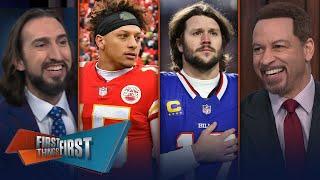 Would Patrick Mahomes’ legacy be impacted if he loses to Josh Allen? | NFL | FIRST THINGS FIRST