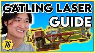 Fallout 76 Gatling Laser Guide | How to get, Best Legendary Effects, Best Mods, & Perks