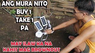 SOLAR LIGHT INSTALL IN OUR HOUSE | SOLAR LIGHT REVIEW | SOBRANG MURA AT BUY 1 TAKE 1 PA!