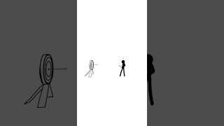 just a normal bow and arrow animation|#shorts