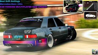 Best Drift Settings for Mercedes-Benz 190e | Car Parking Multiplayer new update