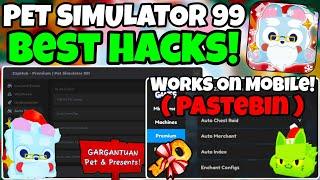 [GARGANTUAN UPDATE!] Pet Simulator 99 Auto Farm Script 10x Fast Hatch Working Delta Pastebin 2024